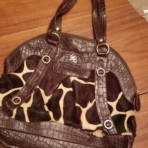 Marco Buggiani cow hide and leather crock print!